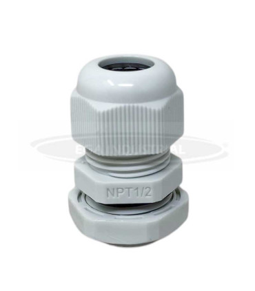 Conector glándula de plástico para cable NPT1/2