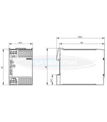 Dimensiones del modelo 6EP1332-5BA10