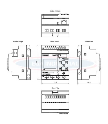 Módulo lógico LOGO! 6ED1052-1FB08-0BA2 SIEMENS
