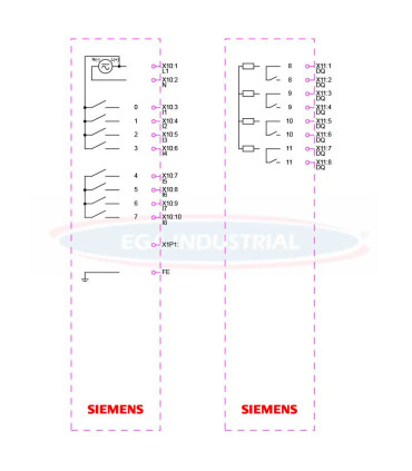 Módulo lógico LOGO! 6ED1052-1FB08-0BA2 SIEMENS