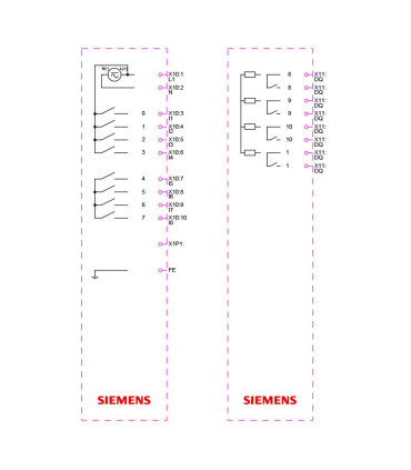 Diagrama de Conexiones del Modelo SIEMENS LOGO! 6ED1052-2FB08-0BA2 | Fácil Configuración y Mantenimiento