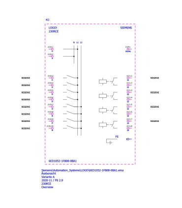 Diagrama de Conexiones del Modelo SIEMENS 6ED1052-1FB08-0BA1 | Fácil Instalación y Mantenimiento