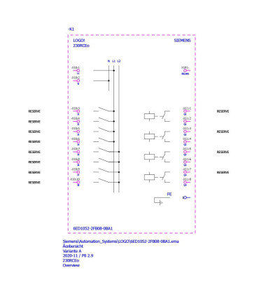 Diagrama de Conexiones del Modelo SIEMENS 6ED1052-2FB08-0BA1 | Fácil Instalación y Mantenimiento