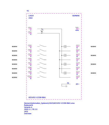 Diagrama de Conexiones del Modelo SIEMENS 6ED1052-1CC08-0BA1 | Fácil Instalación y Mantenimiento