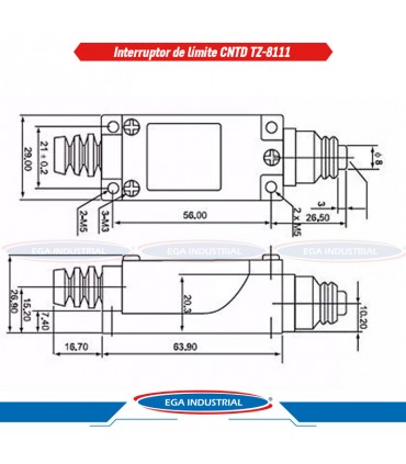 Interruptor limite TZ-8111 CNTD
