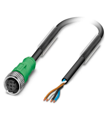 Modelo Phoenix Contact SAC-4P-5,0-PUR/M12FS - Cable Sensor/Actuador de Alta Resistencia