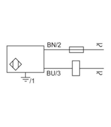 Diagrama de Conexiones del Sensor Telemecanique XS1M18MA250