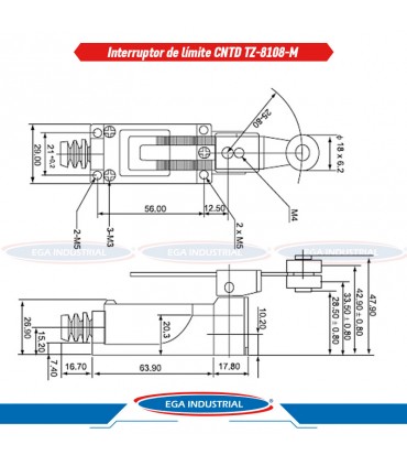 Interruptor limite TZ-8108M CNTD