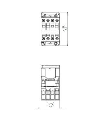 Contactor 3P, 9A, 220VCA CWM9-10-30D23 WEG