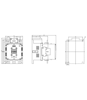 Dimensiones modelo 3RT1064-6AP36
