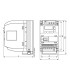 Diagrama dimensiones modelo 6SL3210-5BB13-7UV1