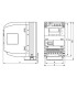 Dimensiones del modelo 6SL3210-5BE13-7UV0