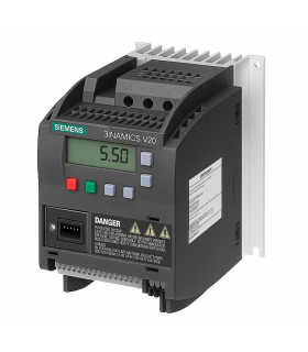 Variador Siemens SINAMICS V20 6SL3210-5BE15-5UV0 de 0.55 kW (0.75 HP)