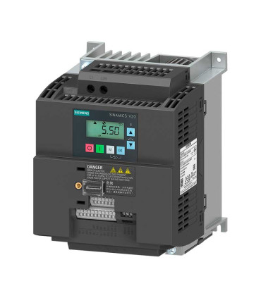 Variador Siemens SINAMICS V20 6SL3210-5BB23-0UV1, 4 HP (3 kW) para motores trifásicos 230 V
