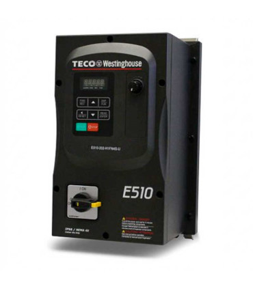 TECO E510-202-H1-U Variador E510 2 HP 230V Monofásico