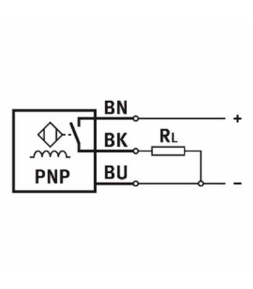 Sensor Inductivo Festo SIEN-M18B-PS-K-L M18 5mm PNP NA Cable