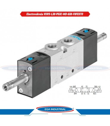 Electroválvula VUVS-L30-P53C-MD-G38-F8 | 575616 FESTO