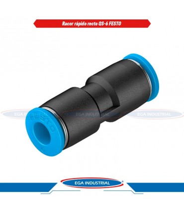 Racor rápido recto QS-6 | 153032 FESTO