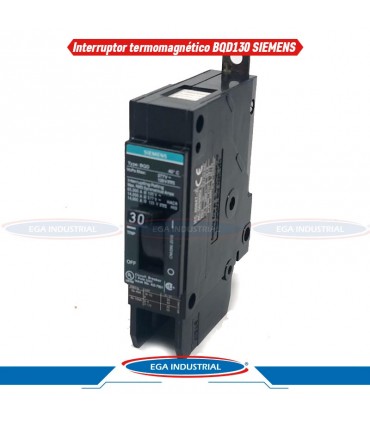 Interruptor termomagnético BQD130 SIEMENS