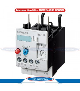 Relevador bimetálico 3RU1126-4CB0 SIEMENS
