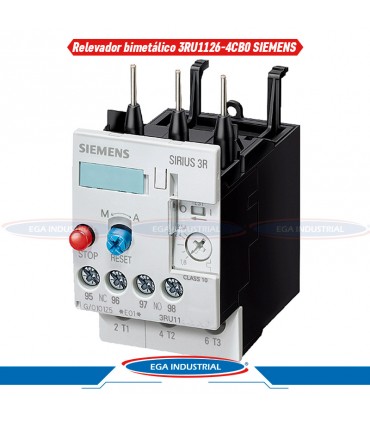 Relevador bimetálico 3RU1126-4CB0 SIEMENS