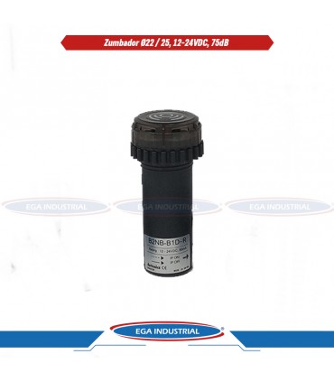 Zumbador 12-24VDC, rojo, B2NB-B1D-R AUTONICS