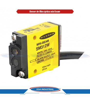 Sensor fotoeléctrico SM312W BANNER