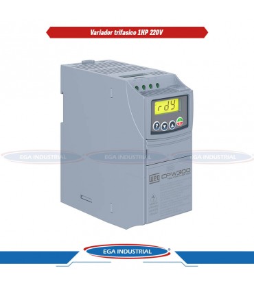 Variador trifásico 1HP 220V 13059938 A WEG