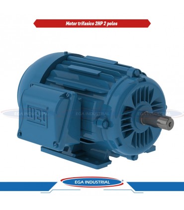 Motor trifásico nema premium 2HP 2 polos 12906475 WEG