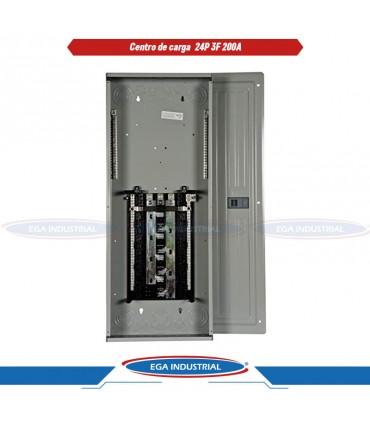 Centro de carga QP PL ML 24P 3F 200A UL SIEMENS