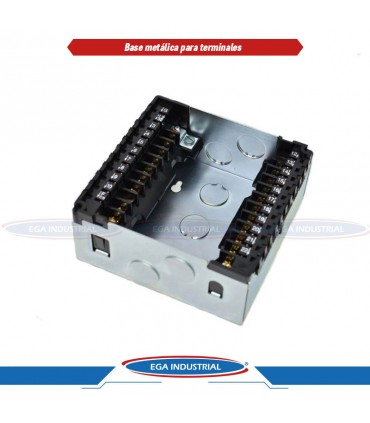 Base metálica para terminales acceso lateral HONEYWELL