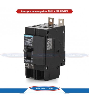 Interruptor termomagnético BQD220 SIEMENS
