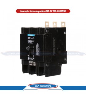 Interruptor termomagnético BQD 3 X 100A SIEMENS