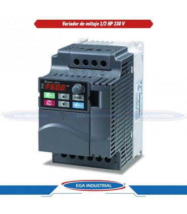 Variador de frecuencia 1/2HP 230V 3 fases VFD004EL23A DELTA