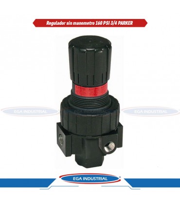 Regulador sin manómetro 160 PSI 3/4 PARKER