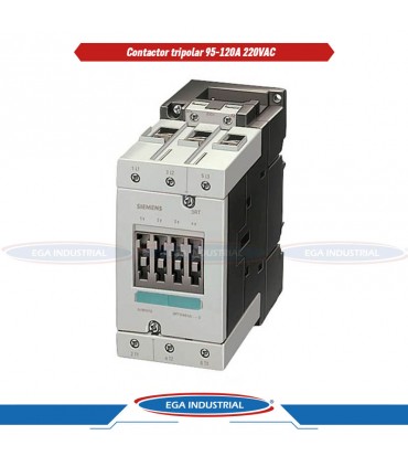 Contactor 3P, 95A, 220VCA 3RT1046-1AL20 SIEMENS