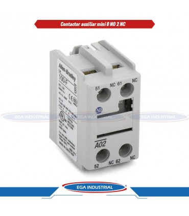 Contacto aux mini 0 NA 2 NC 100-FA02 ALLEN BRADLEY