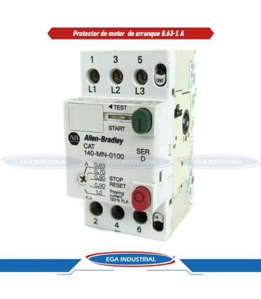 Guardamotor 0.63-1A 140-MN-0100 ALLEN BRADLEY