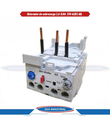 Relevador de sobrecarga 193-A1D1 ALLEN BRADLEY