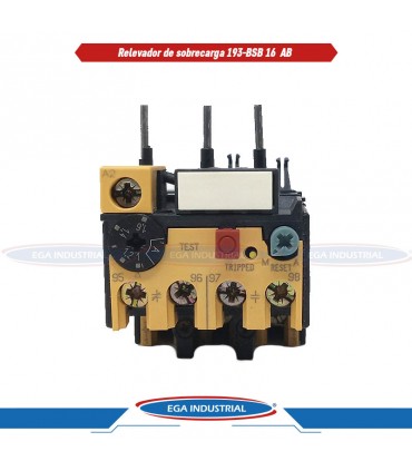 Relevador de sobrecarga 193-BSB-16 ALLEN BRADLEY