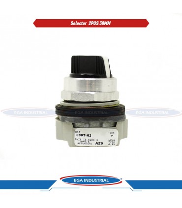 Selector 2 posiciones 30MM 800TH2 ALLEN BRADLEY