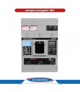 Interruptor termomagnético JXD63B300 SIEMENS